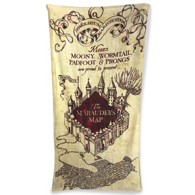 EPEE merch - Harry Potter Osuška Pobertův plánek 75x150 cm