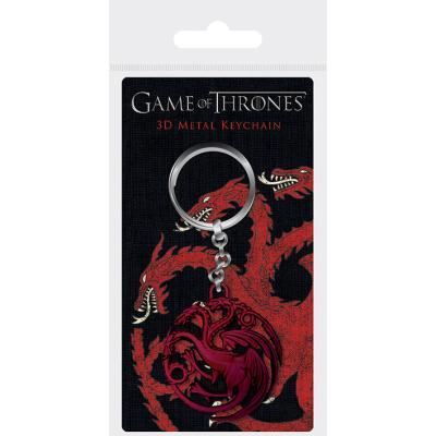 EPEE merch - Klíčenka kovová Hra o Trůny - Targaryen