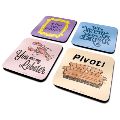 EPEE merch - Přátelé Set podtácků Friends