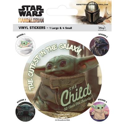 EPEE merch - Sada samolepek Mandalorian (Baby Yoda)