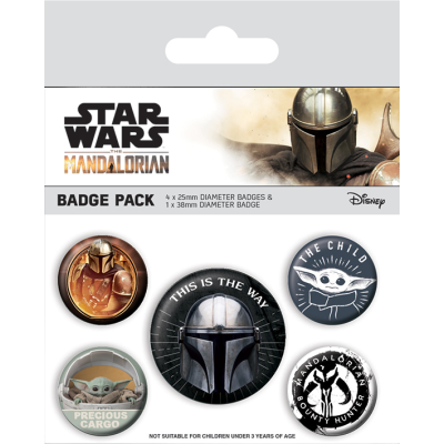 EPEE merch - Set odznaků Mandalorian