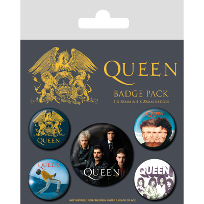 EPEE merch - Set odznaků Queen