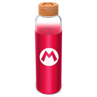 EPEE merch - Super Mario - Skleněná láhev s návlekem 585 ml