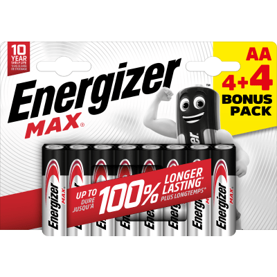 Energizer MAX AA 4+4 zdarma