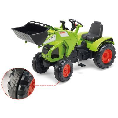 FALK - Šlapací traktor Claas Axos 330 s přední lžící