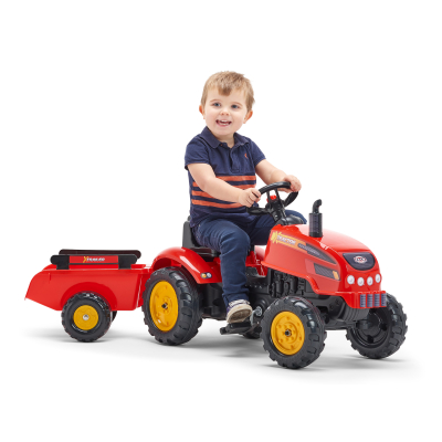 FALK - Šlapací traktor Xtractor červený