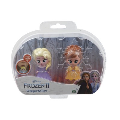 Frozen 2: 2-pack svítící mini panenka - Elsa & Ana