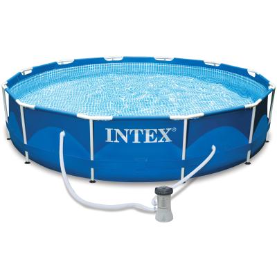 INTEX - Bazén Metal Frame 366 x 76cm s kartušovou filtrací