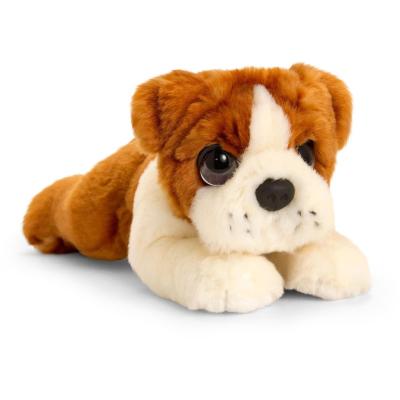 KEEL - Plyšové štěńátko bulldog 25cm ležící