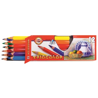 KOH-I-NOOR Pastelky 3152/12 TRIOCOLOR