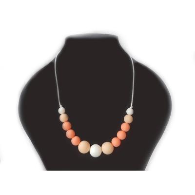 KidPro - Silikonové kojící korále: Peach