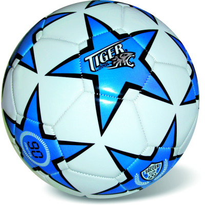 Kožený fotbalový míč Star modrý