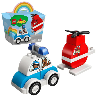 LEGO® DUPLO® 10957 Hasičský vrtulník a policejní auto