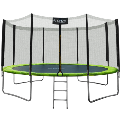 LIFEFIT - Trampolína 14' / 424cm vč.sítě a schůdků