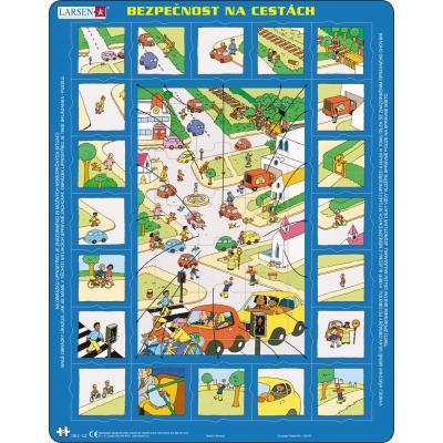 Larsen - Puzzle Bezpečnost silniční doprav 35 dílků