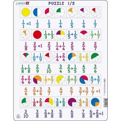 Larsen - Puzzle Počítání - zlomky 35 dílků