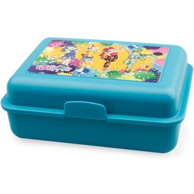Lollipopz svačinový box tyrkysový