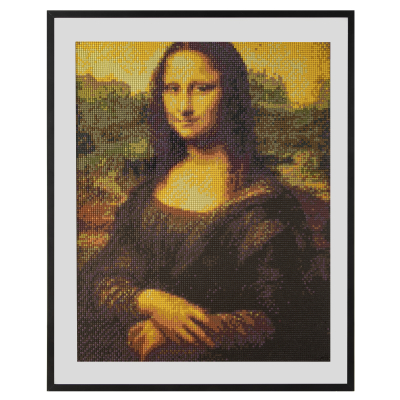 Malování pomocí kamínků Diamond - Mona Lisa 40x50cm