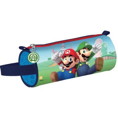 Penál oválný na zip Super Mario