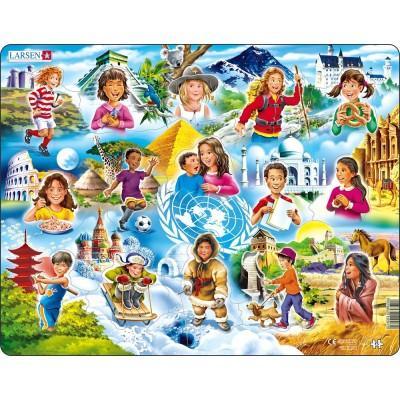 Puzzle Děti ve světě 15 dílků