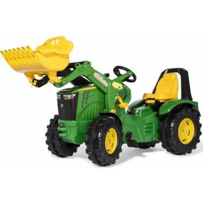 ROLLYTOYS - Šlapací traktor X-Trac John Deere Premium s předním nakladačem