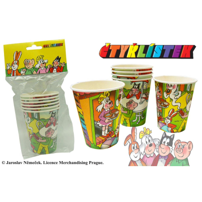SPARKYS - Kelímky 6 ks - Čtyřlístek