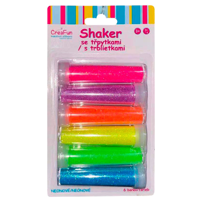 SPARKYS - Shaker se třpytkami - sada neon 6 (42g)