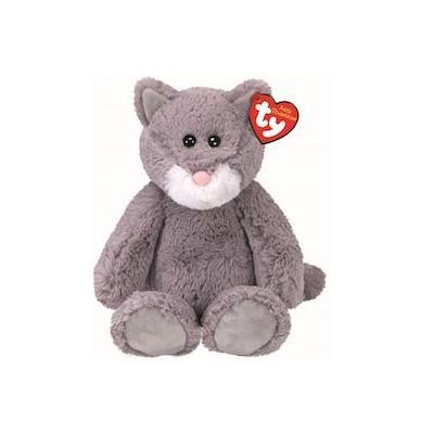 SPARKYS - TY Beanie Boos plyšová kočička sedící šedá 33cm