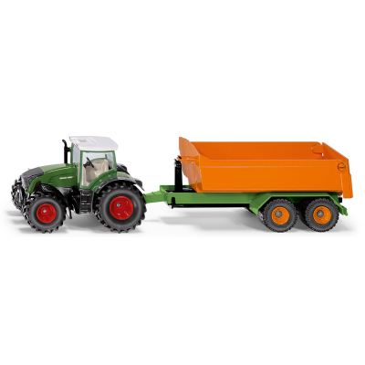 Siku Farmer - Traktor Fendt s vyklápěcím přívěsem