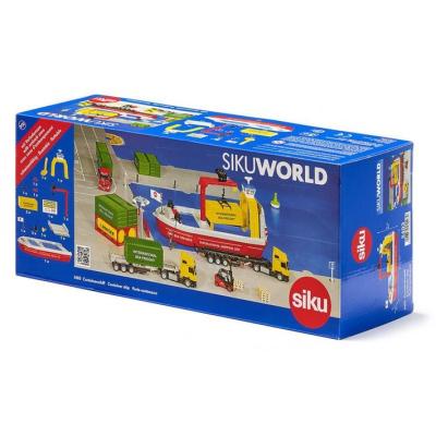 Siku World - Loď přepravující kontejnery