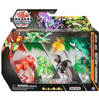 Spin Master - Bakugan Multibalení 6 Ks Bakuganů Dragonoid Arcleon S4