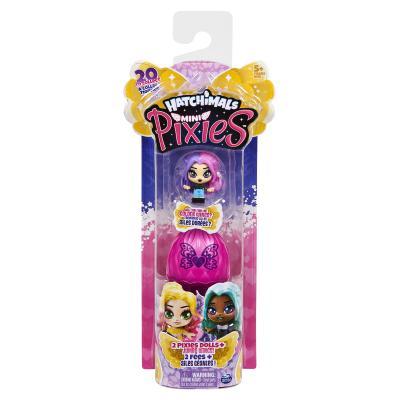 Spin Master Hatchimals - Pixies motýlci a beruška set vajíčko + 2 panenky svítí ve tmě