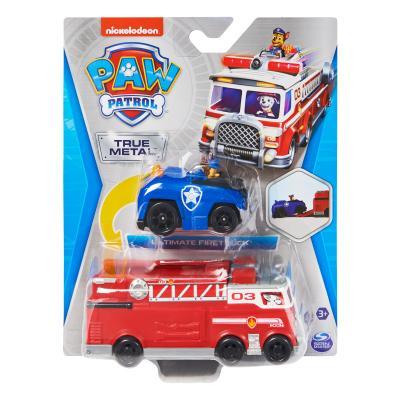 Spin Master Paw Patrol - Hasičský vůz die-cast s autíčkem - Tlapková patrola