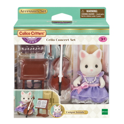 Sylvanian Families - Město - cellistka hedvábná kočka