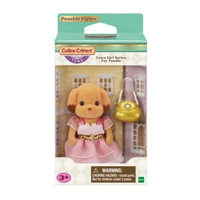 Sylvanian Families - Pudlice v růžových šatech s kabelkou