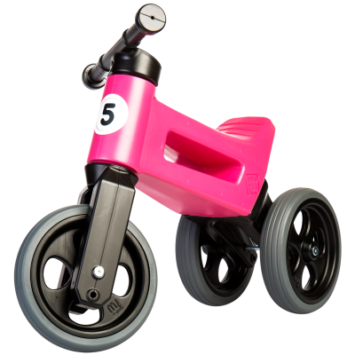 TEDDIES - Odrážedlo FUNNY WHEELS Rider Sport růžové 2v1 růžové