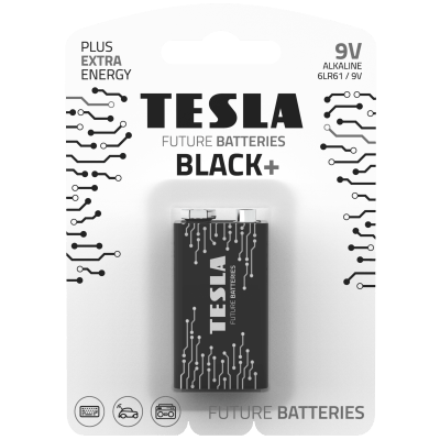 TESLA BLACK+ Alkalická baterie 9V 1ks