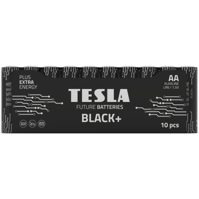 TESLA BLACK+ Alkalická baterie AA 10ks