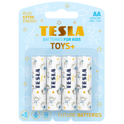 TESLA TOYS+ Alkalická baterie KLUK AA 4ks