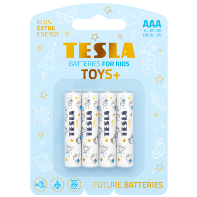 TESLA TOYS+ Alkalická baterie KLUK AAA 4ks