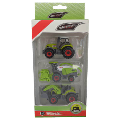 Traktor s přívěsem 1:64
