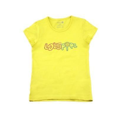Tričko Lollipopz s kamínkovou aplikací žluté
