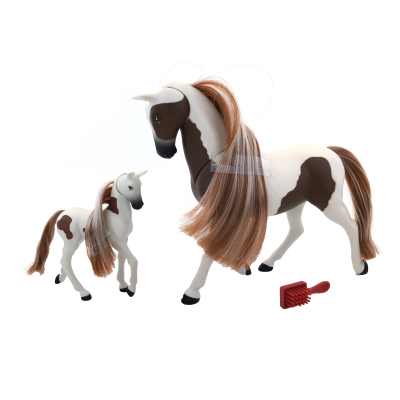 Wiky - Royal Breeds Kůň 20cm s hříbátkem 8cm