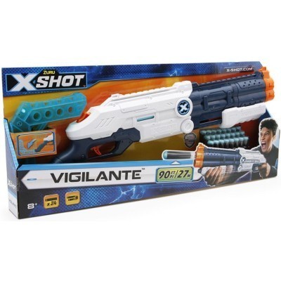 ZURU X-SHOT EXCEL Vigilante puška s dvojitou hlavní a 24 náboji