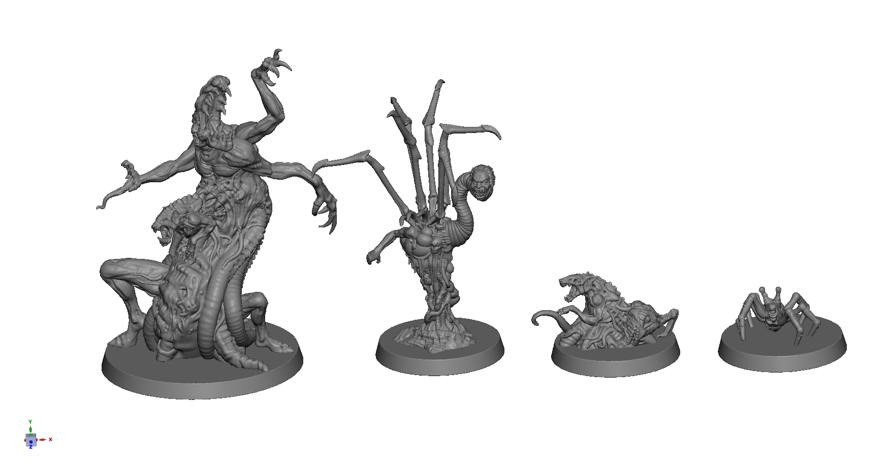 ADC Blackfire CZ VĚC - sada monster (The Thing: Alien Miniatures Set)