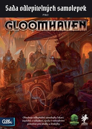 Albi Gloomhaven: Odlepitelné samolepky