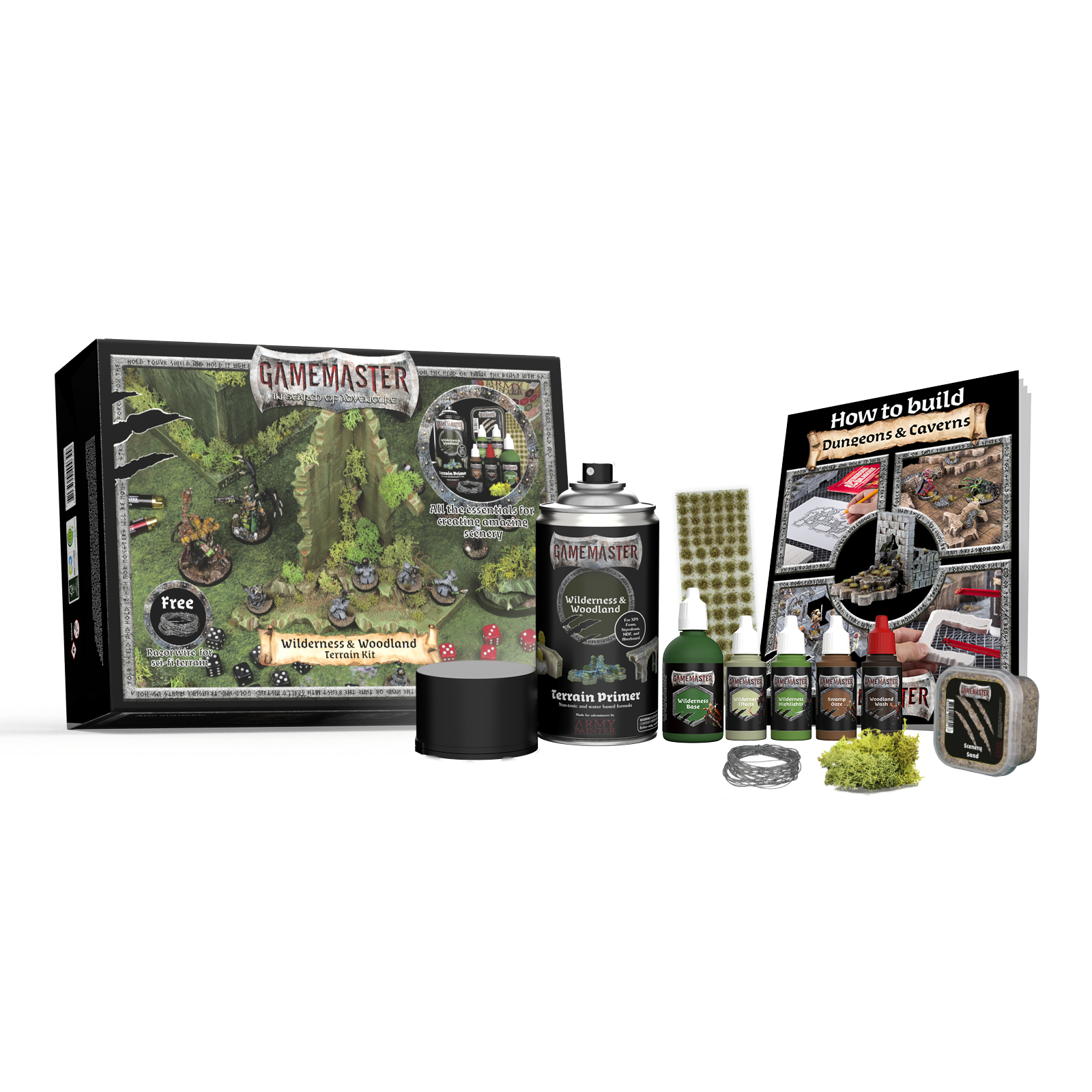 Army Painter Gamemaster: Wilderness & Woodlands Terrain Kit