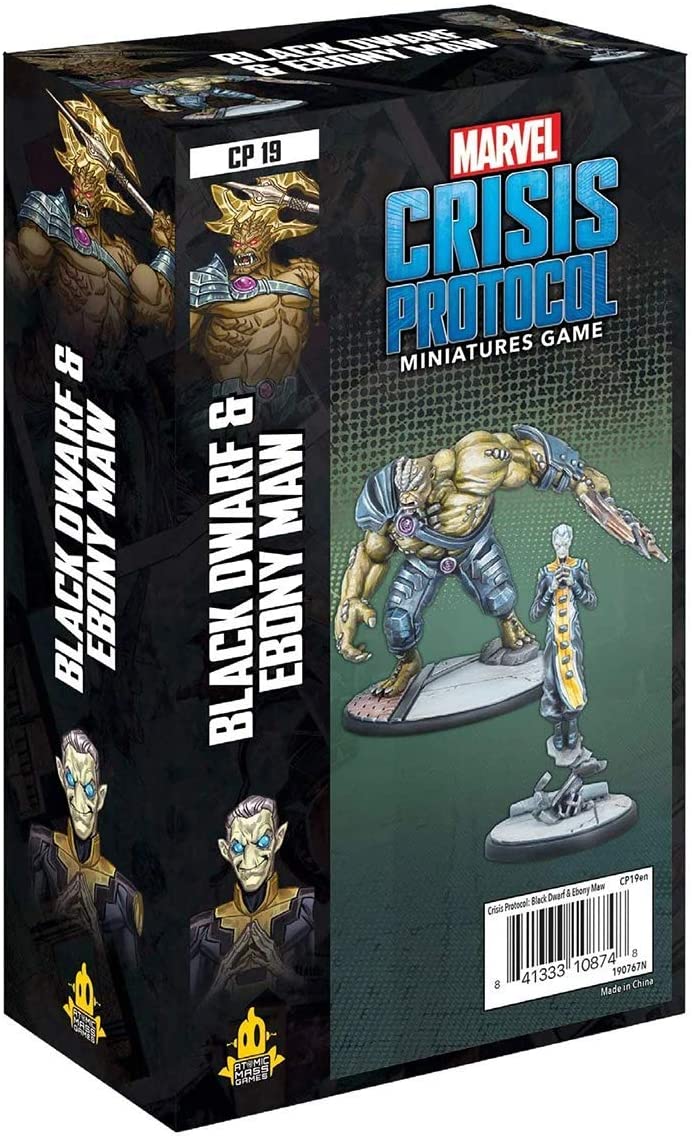 Atomic Mass Games Marvel Crisis Protocol: Black Dwarf and Ebony Maw