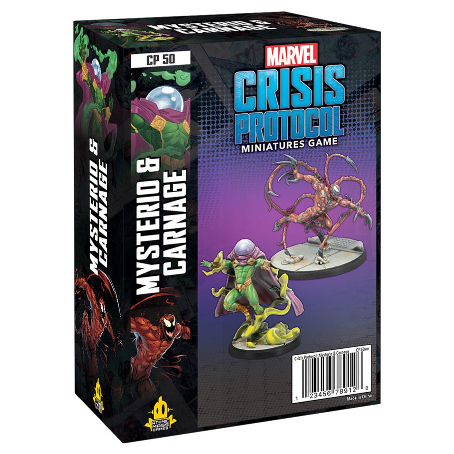 Atomic Mass Games Marvel Crisis Protocol: Carnage & Mysterio