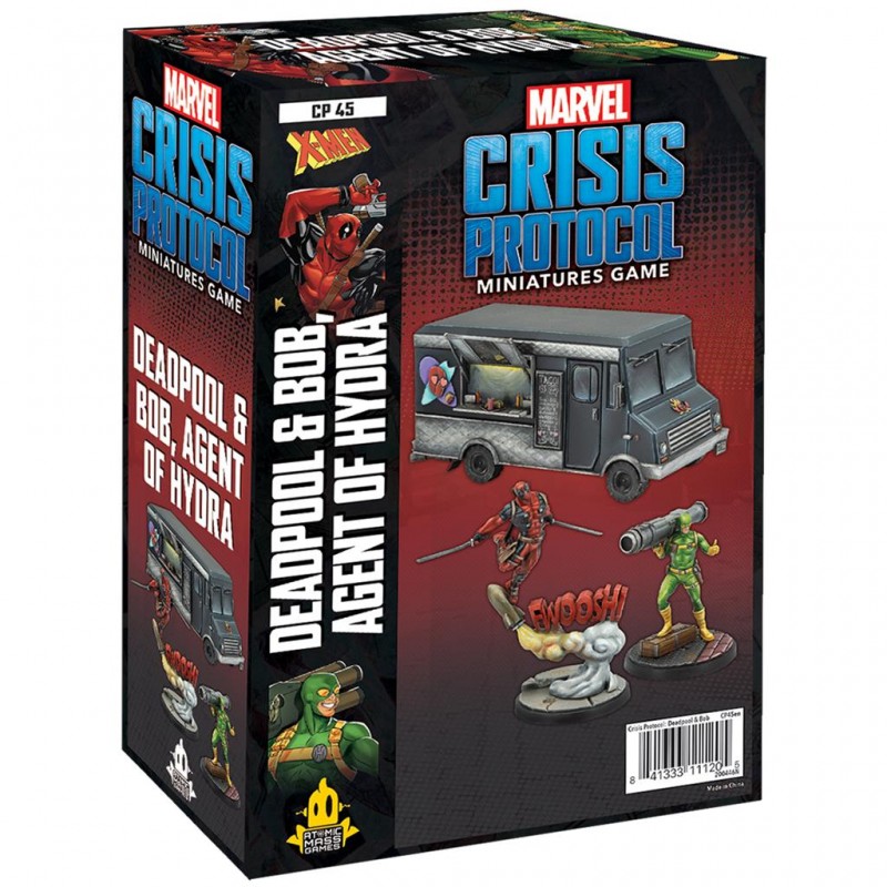 Atomic Mass Games Marvel Crisis Protocol: Deadpool & Bob